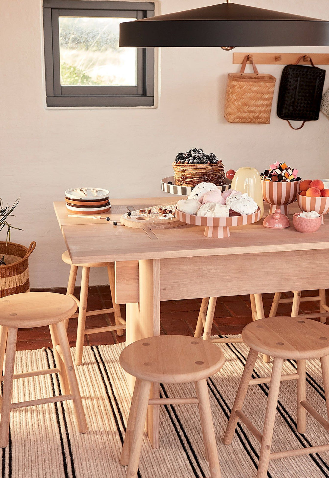 OYOY LIVING Toppu Mini Skål - Karamel / Rosa