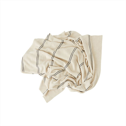 Oyoy lebender Teppich Rivi Living - rohes Weiß / Schwarz