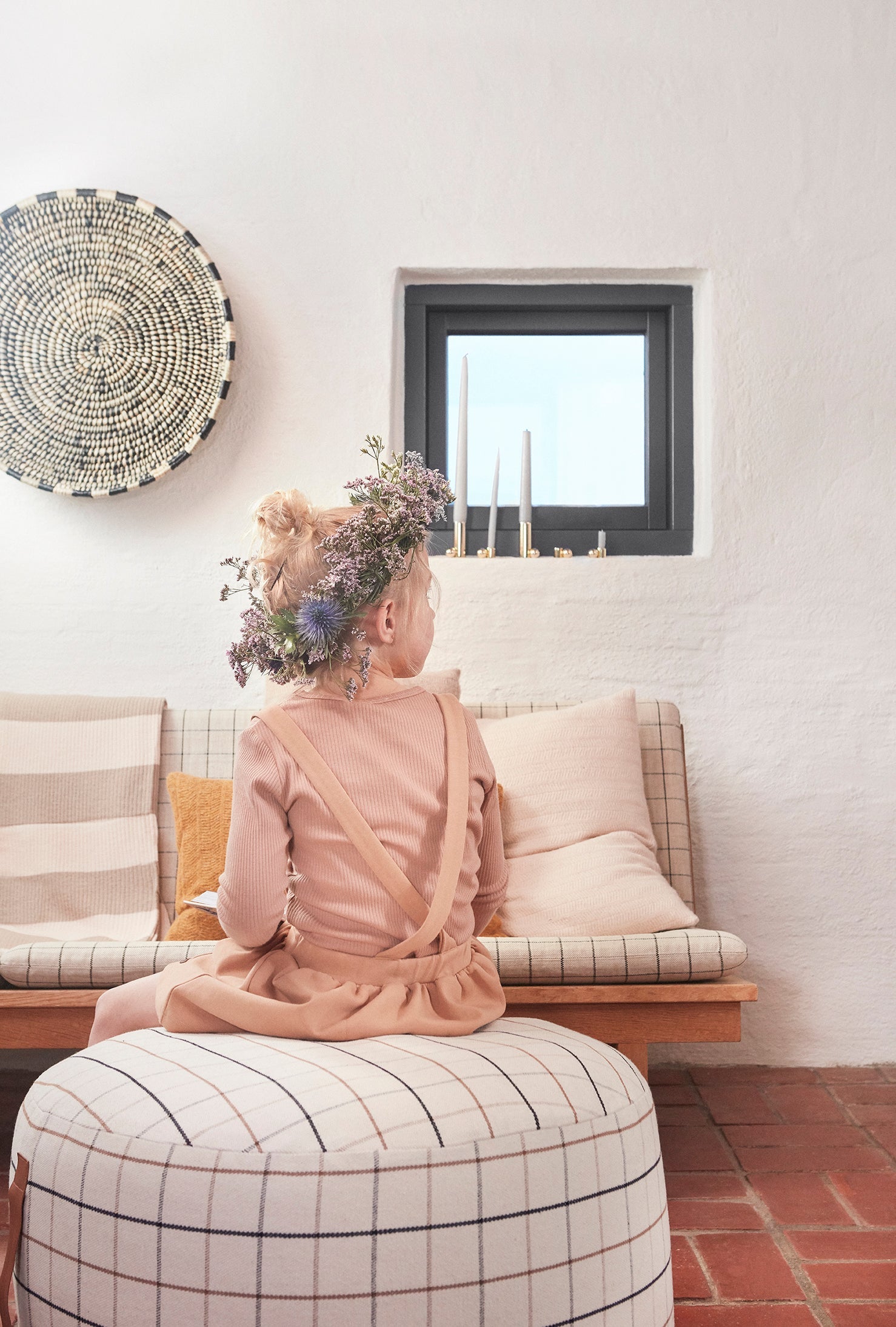 Oyoy Living Terned PUF - groß - Roal warum