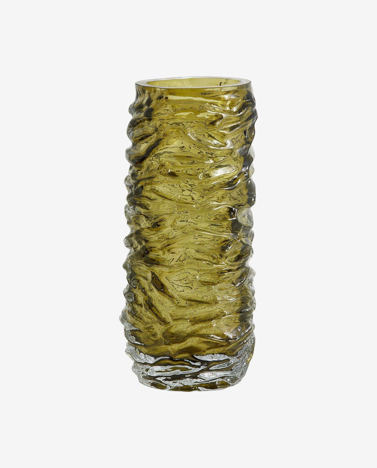 Maio Glass Vase - H28 cm - Grün