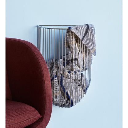 Hübsch Iris Wandkorb Nickel (2) Set (2)