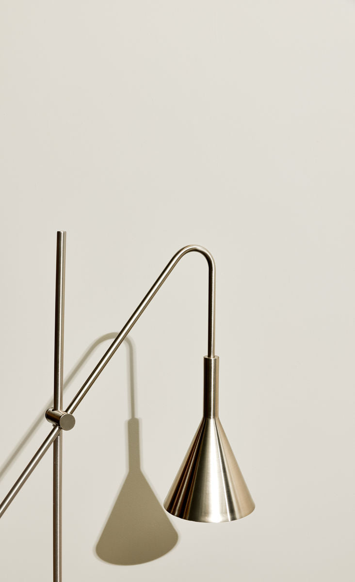 Hübsch Seilwandlampel Nickel