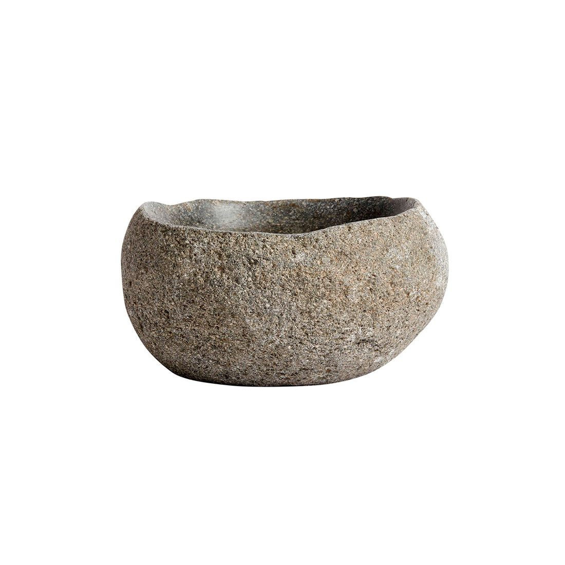 Skål Valley S - Grå/Natur - Riverstone - W: 9 H: 5 L: 10 cm - Muubs - DesignGaragen.dk