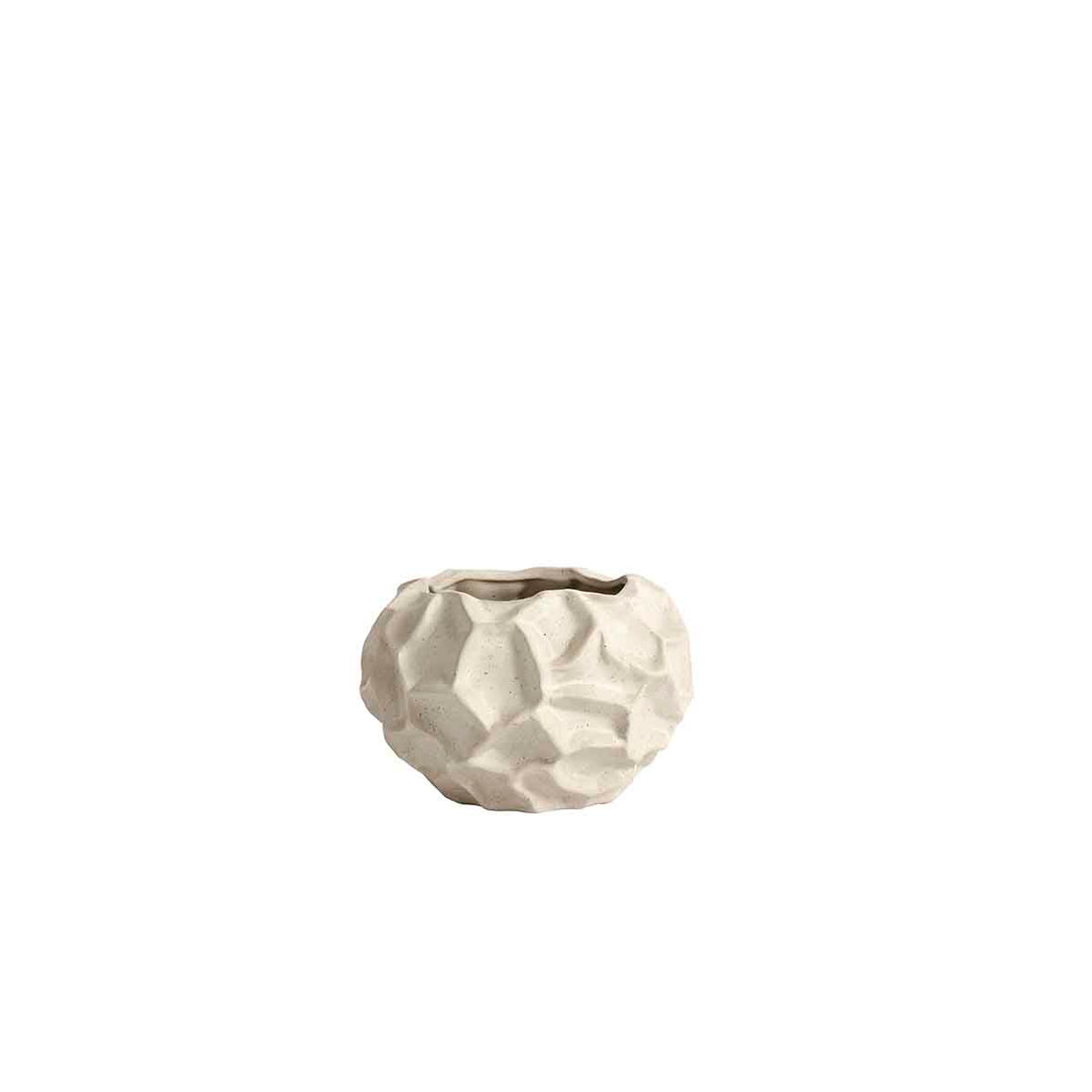 Krukke Soil - Vanilje - Keramik - H: 11,5 Ø: 18 cm - Muubs - DesignGaragen.dk