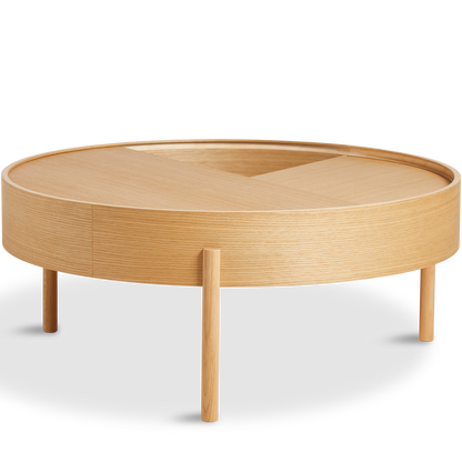 WOUD - Arc coffee table (89 cm) - Oiled oak - WOUD - DesignGaragen.dk