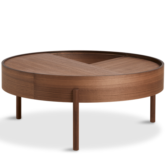 WOUD - Arc coffee table (89 cm) - Walnut - WOUD - DesignGaragen.dk