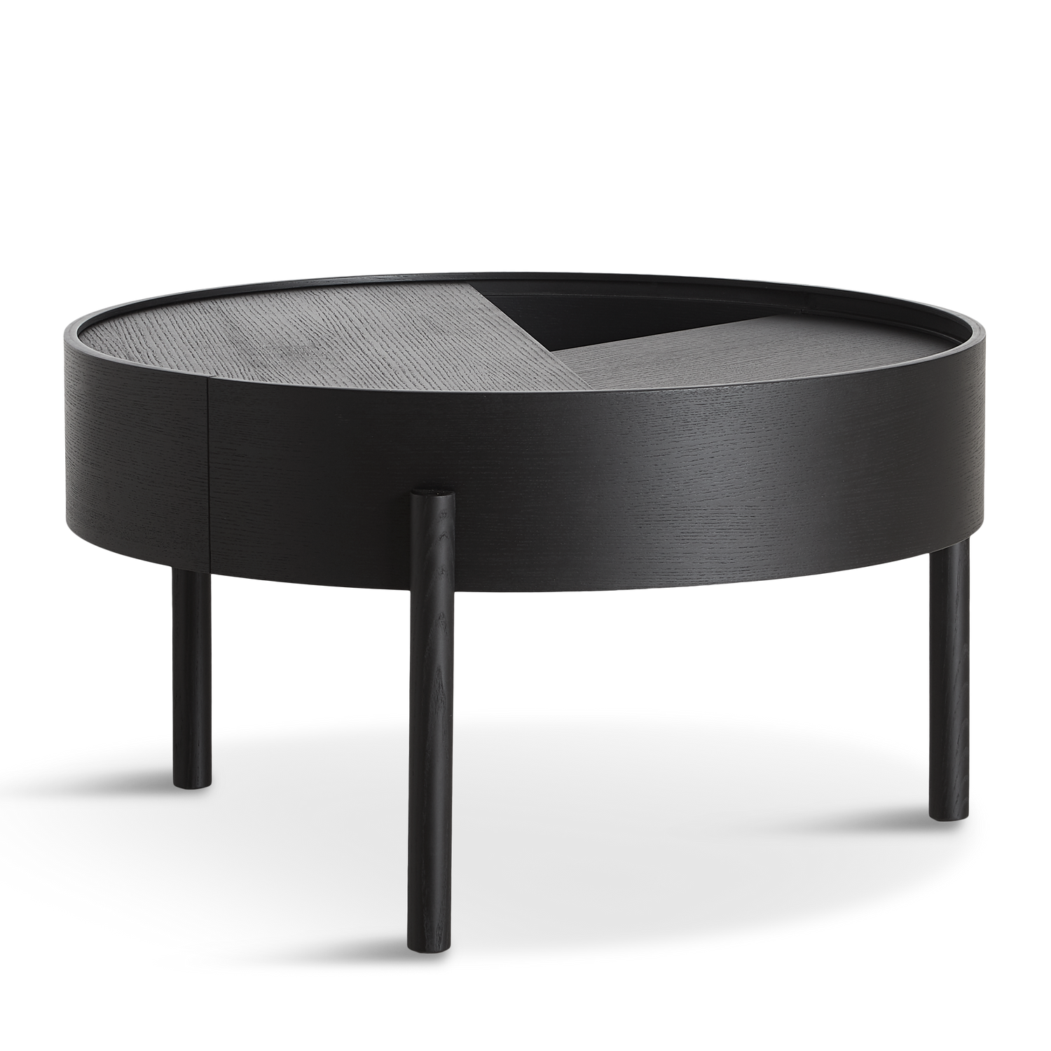 WOUD - Arc coffee table (66 cm) - Black - WOUD - DesignGaragen.dk