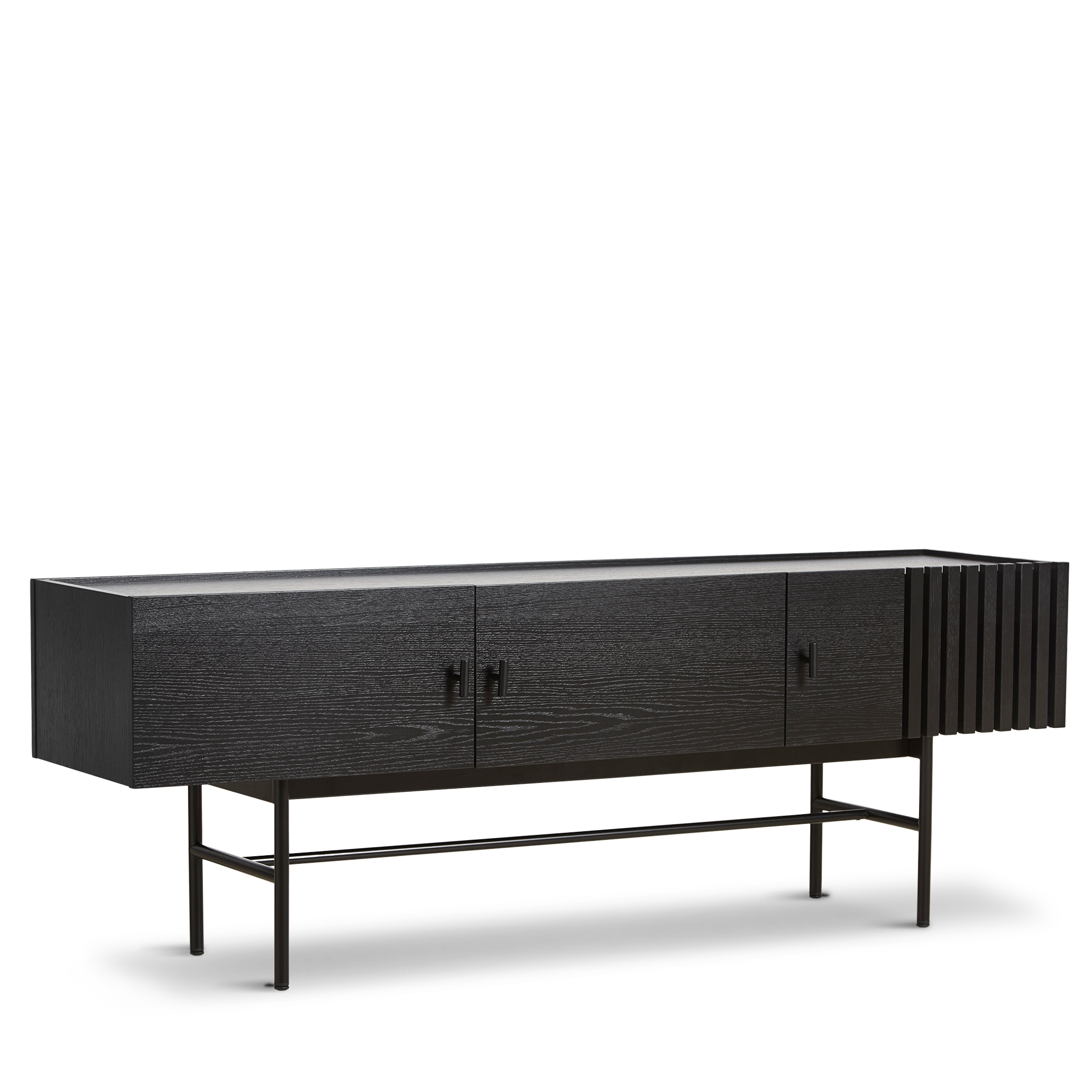 Woud - Array Low Sideboard (150 cm) - Schwarz