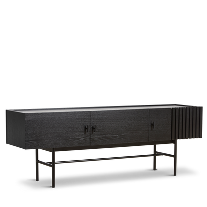 Woud - Array Low Sideboard (150 cm) - Schwarz