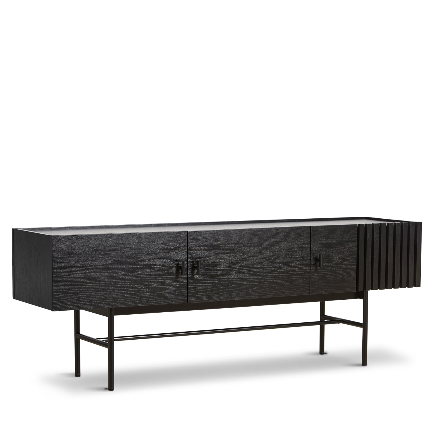 Woud - Array Low Sideboard (150 cm) - Schwarz