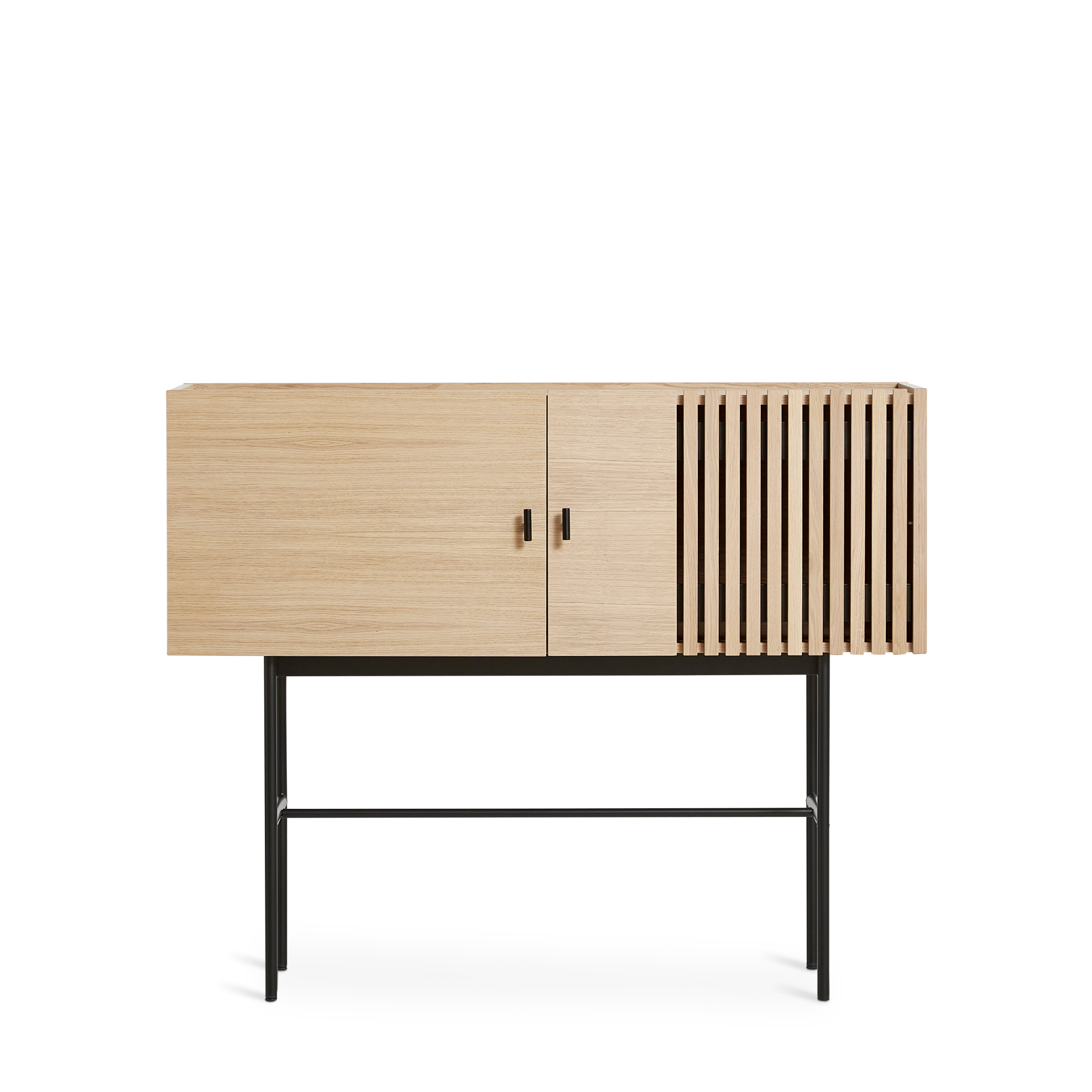 Woud - Array Sideboard (120 cm) - Weißpigmentierter Eiche