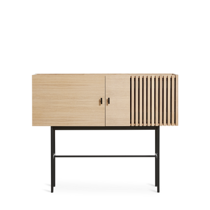 Woud - Array Sideboard (120 cm) - Weißpigmentierter Eiche