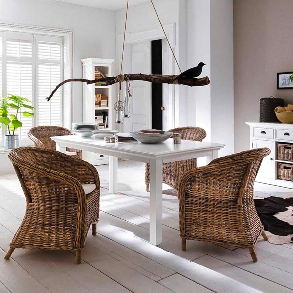 Wickerworks Bonsun Kurvestol med hynder (sælges som par) - NovaSolo - DesignGaragen.dk