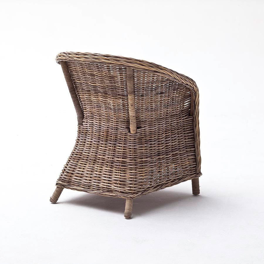 Wickerworks Bonsun Wicker Chair mit Kissen (verkauft als Paar)
