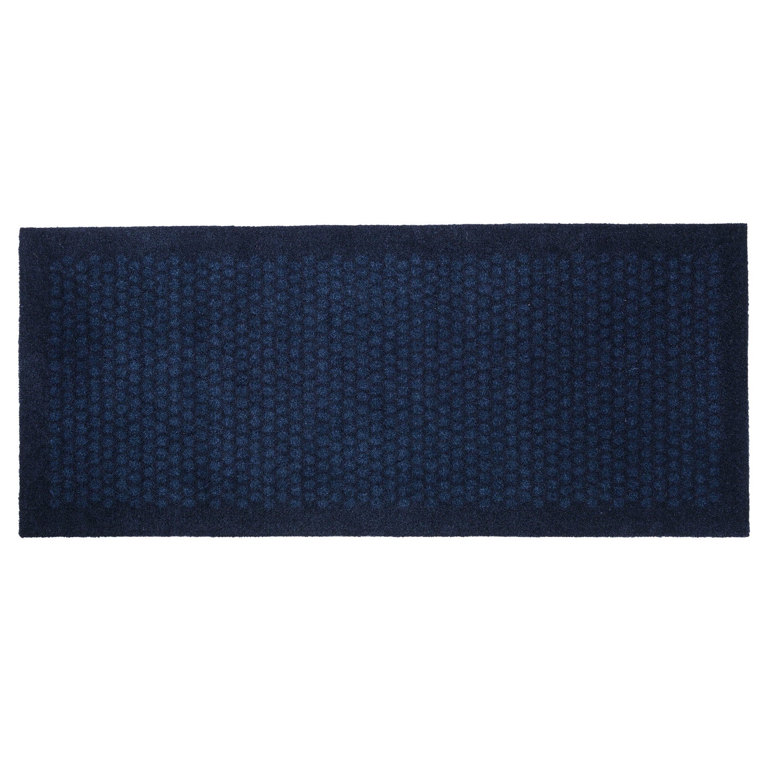 GELBE MATTE 67 x 150 CM - PUNKTE/BLAU