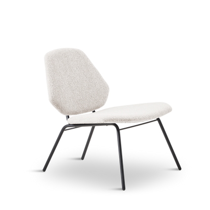 WOUD - Lean lounge chair - Ivory - WOUD - DesignGaragen.dk