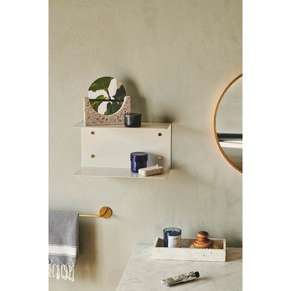 DETAIL metal hylde i beige - 40 cm - MOUD HOME - DesignGaragen.dk