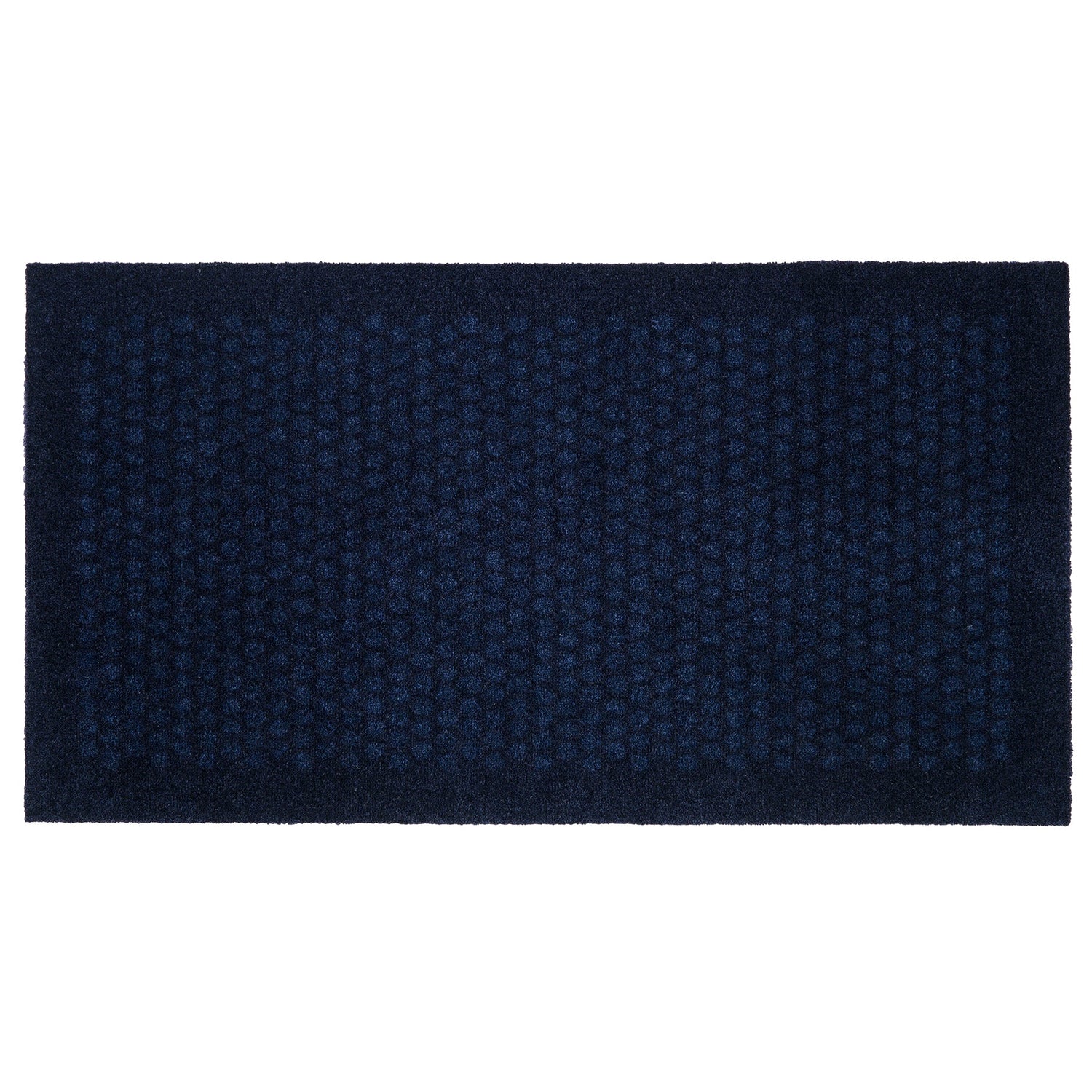 GELBE MATTE 67 x 120 CM - PUNKTE/BLAU