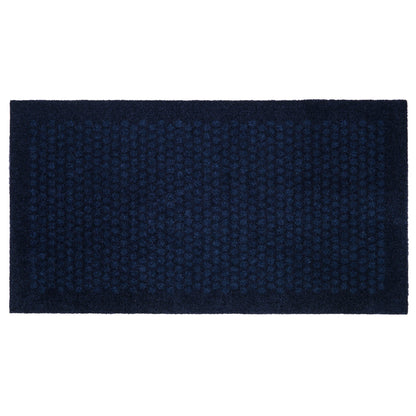 GELBE MATTE 67 x 120 CM - PUNKTE/BLAU