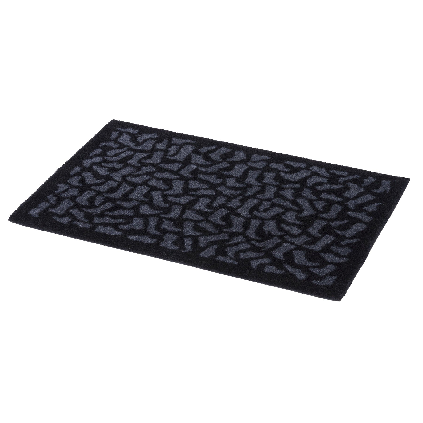 GELBE MATTE 40 X 60 cm - FUSSBODEN/BLACK GRAU