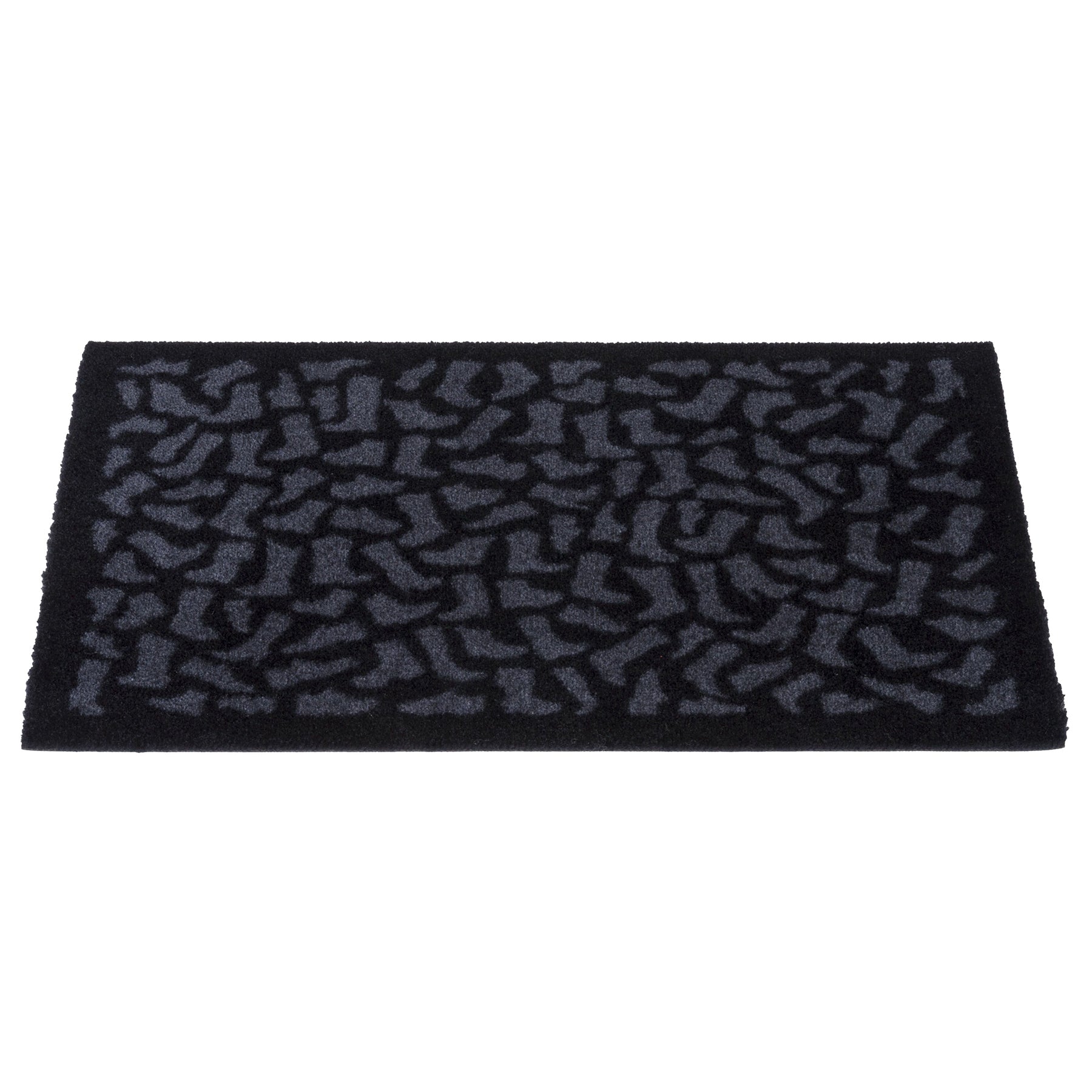 GELBE MATTE 40 X 60 cm - FUSSBODEN/BLACK GRAU