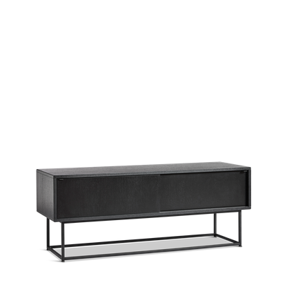 Woud - Virka Sideboard (niedrig) - schwarz