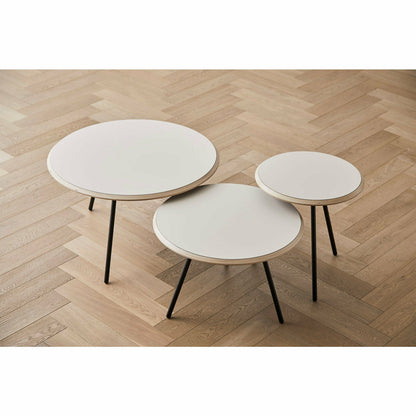 Woud - Egound Side Table - warmes Grau (Ø45xh44,50)