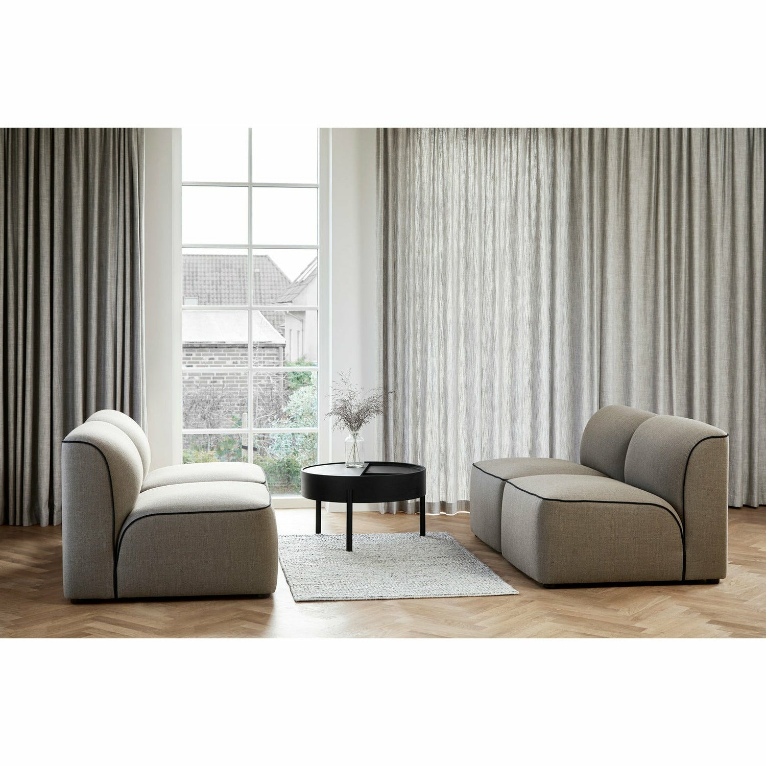 WOUD - Arc coffee table (66 cm) - Black - WOUD - DesignGaragen.dk