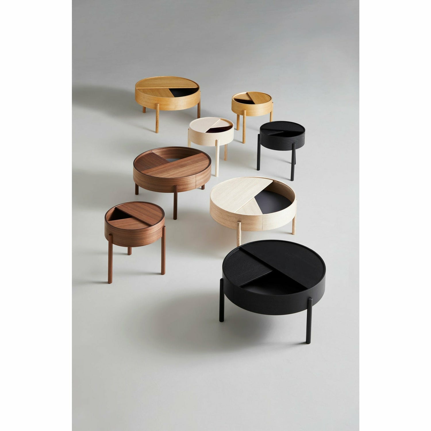 WOUD - Arc coffee table (66 cm) - Black - WOUD - DesignGaragen.dk