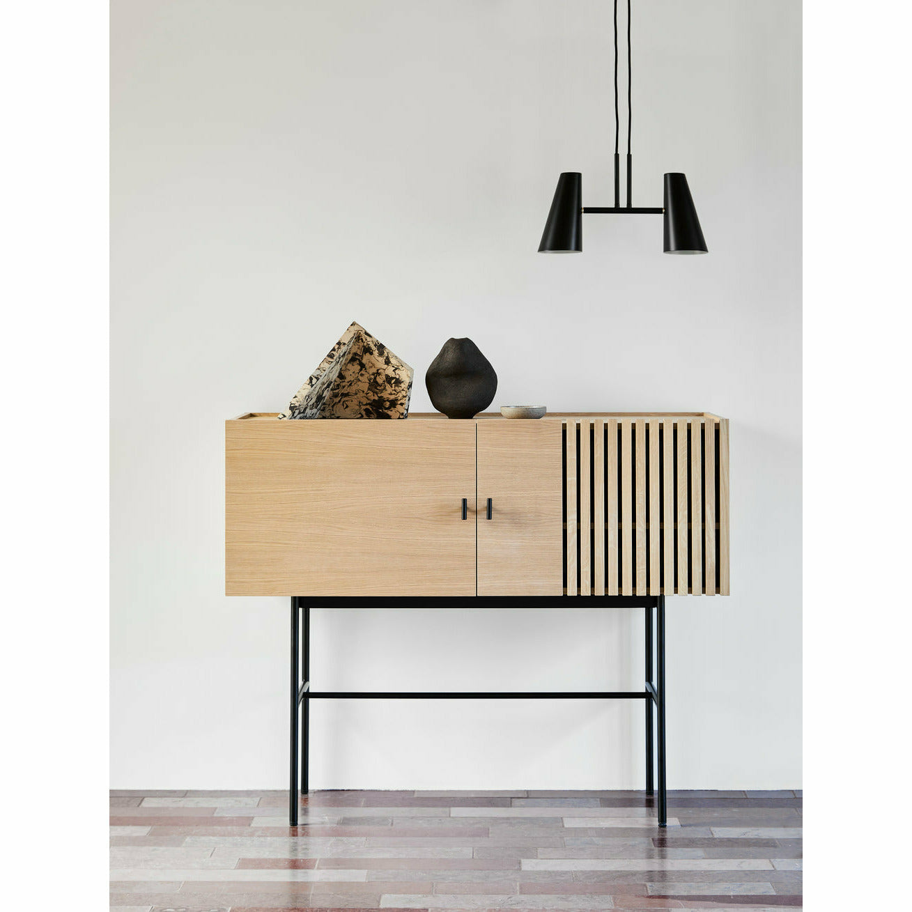 Woud - Array Sideboard (120 cm) - Weißpigmentierter Eiche