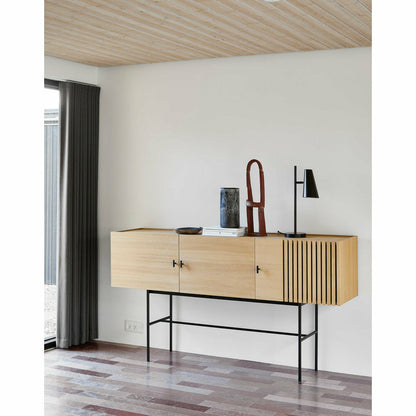 Woud - Array Sideboard (180 cm) - Weißpigmentierter Eiche