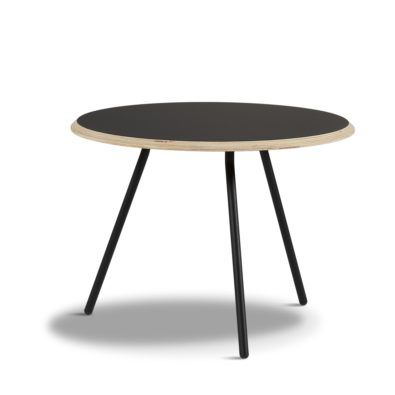 WOUD - Soround coffee table - Black (Ø60xH44,50) - WOUD - DesignGaragen.dk