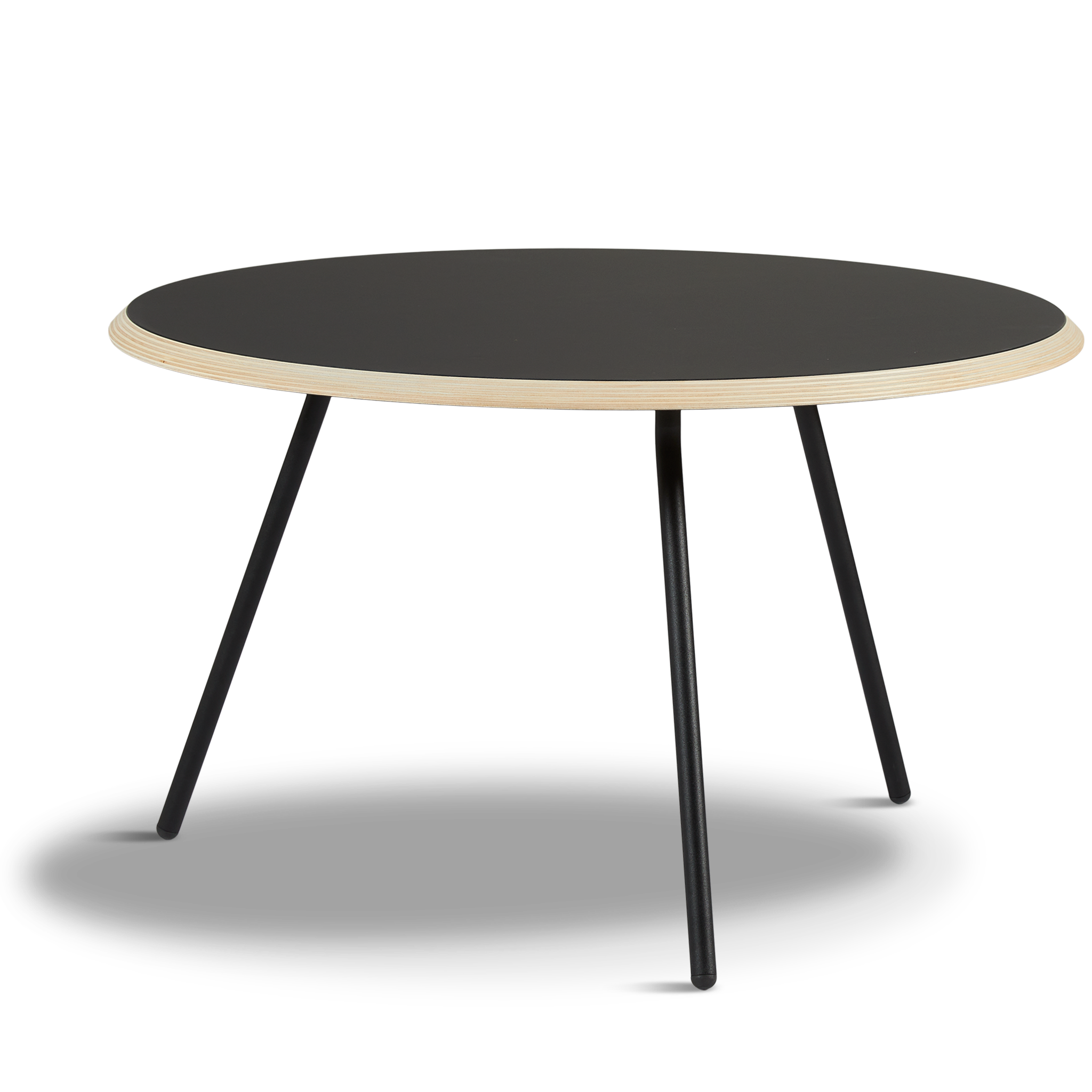 WOUD - Soround coffee table - Black (Ø75xH44,50) - WOUD - DesignGaragen.dk
