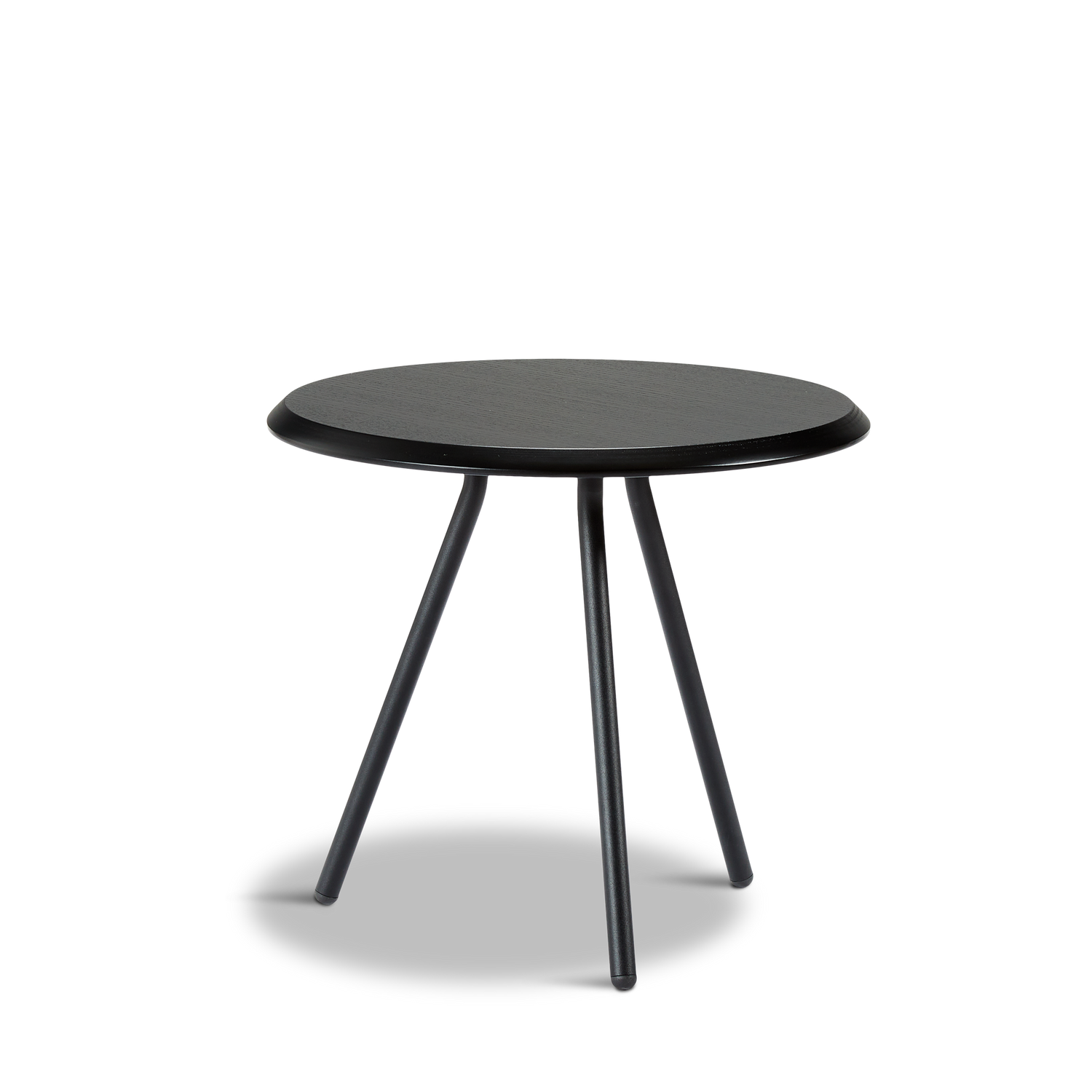 Woud - Egound Side Table - schwarze Asche (Ø45xh40,50)