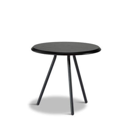 Woud - Egound Side Table - schwarze Asche (Ø45xh40,50)