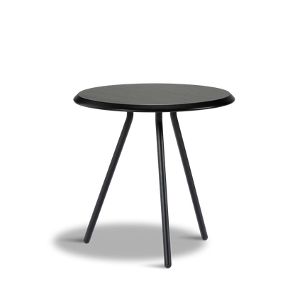 Woud - Egound Side Table - Schwarze Asche (Ø45xh44,50)