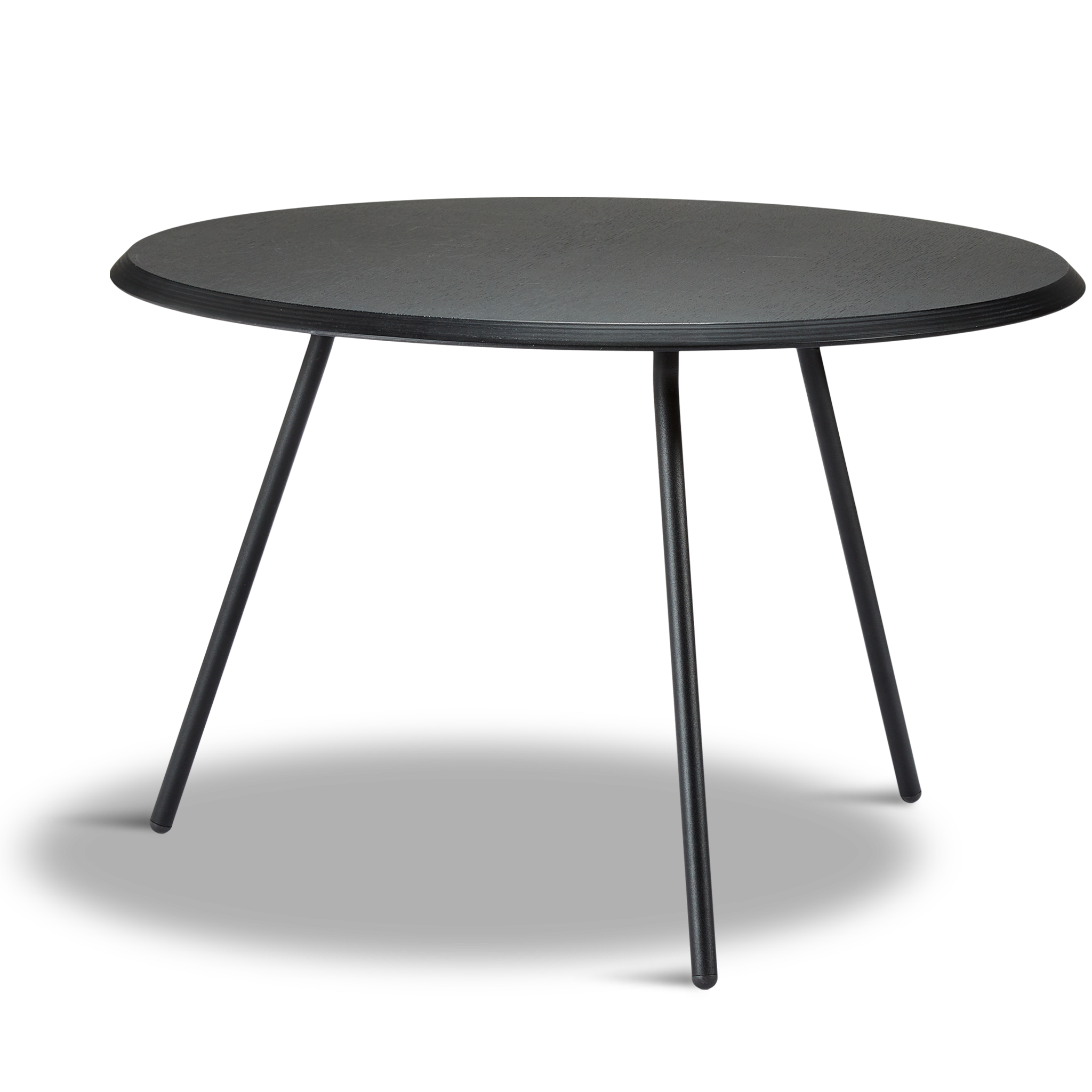 WOUD - Soround coffee table - Black ash (Ø75xH49) - WOUD - DesignGaragen.dk