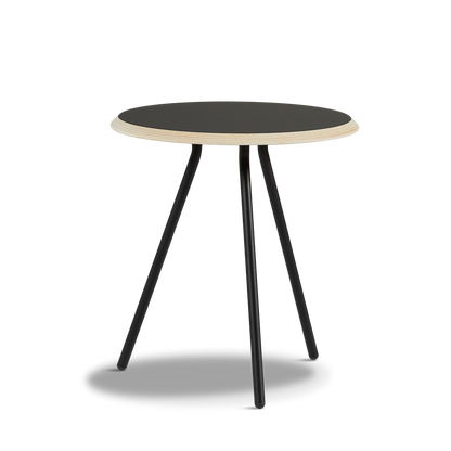 Woud - Egound Side Table - Schwarz (Ø45xh49)