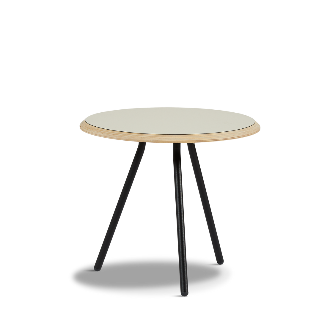 Woud - Egound Side Table - warmes Grau (Ø45xh40,50)