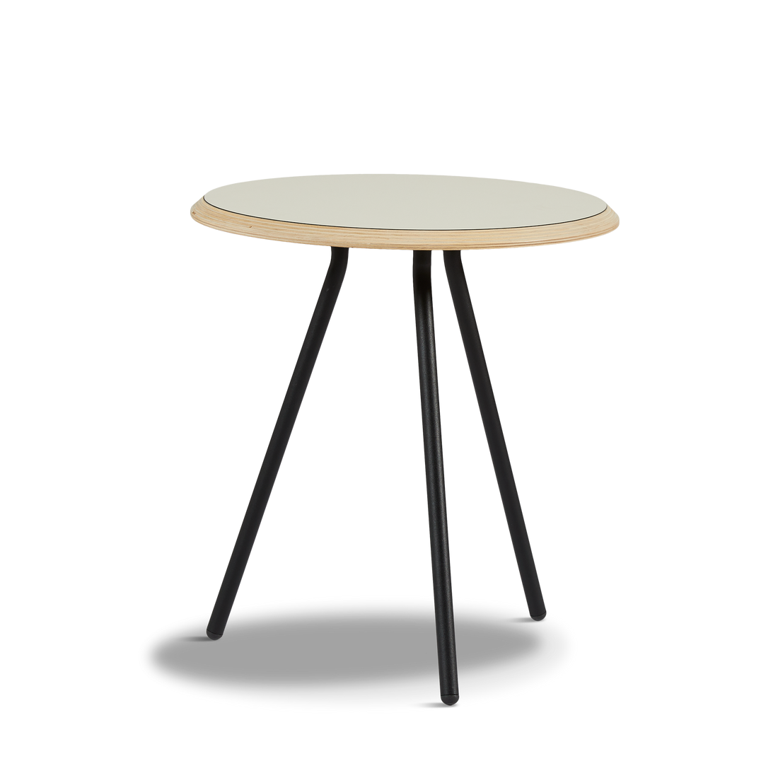 Woud - Egound Side Table - warmes Grau (Ø45xh49)