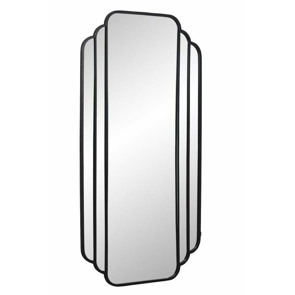 Nordal SKYLARK großer Spiegel aus Eisen - 200x100 cm - schwarz