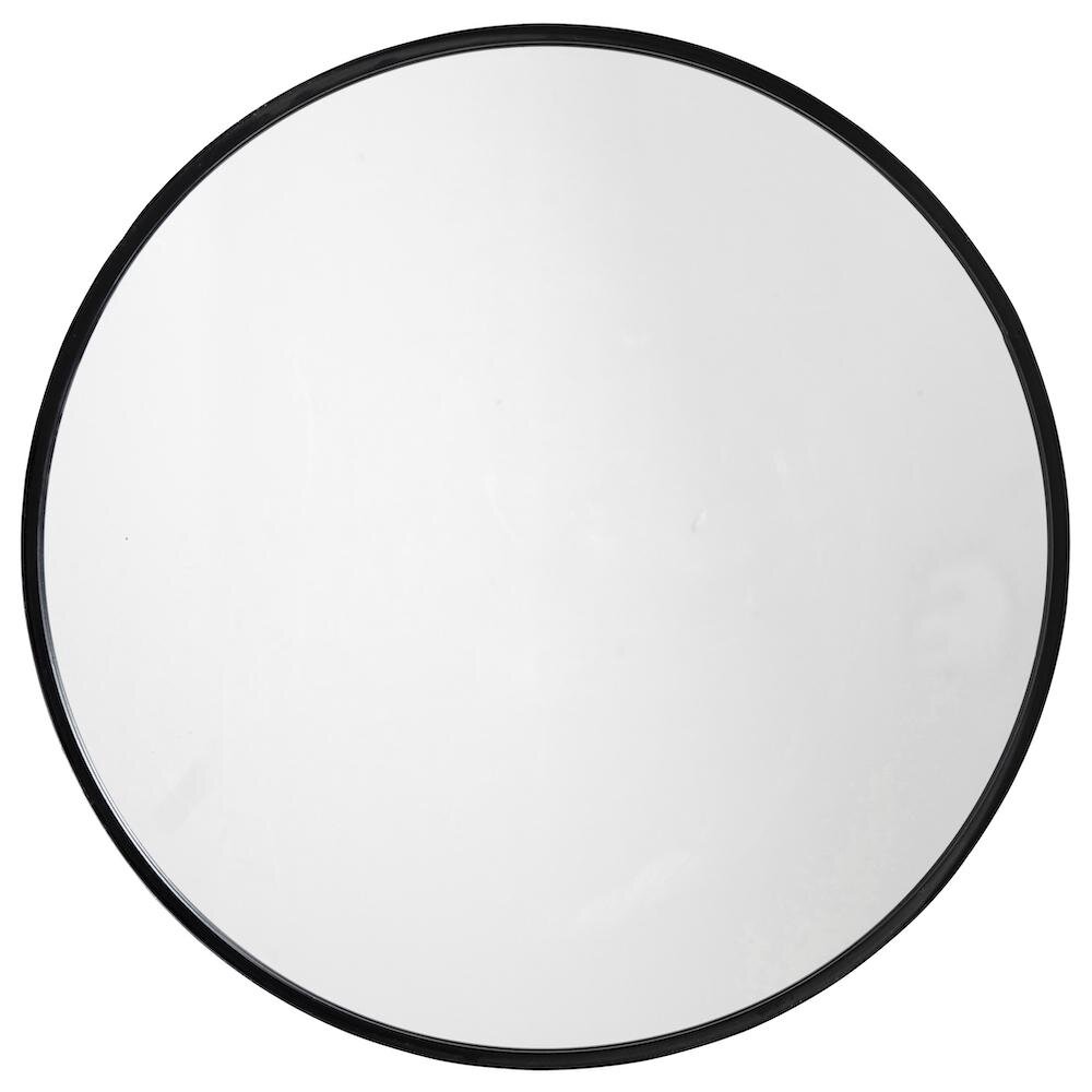 Nordal ASIO großer runder Spiegel aus Eisen - ø160 cm - schwarz