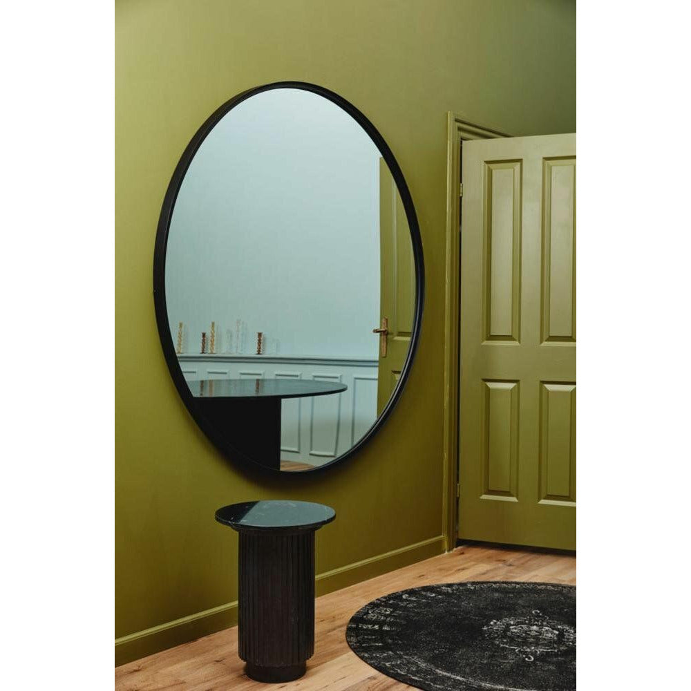 Nordal ASIO großer runder Spiegel aus Eisen - ø160 cm - schwarz