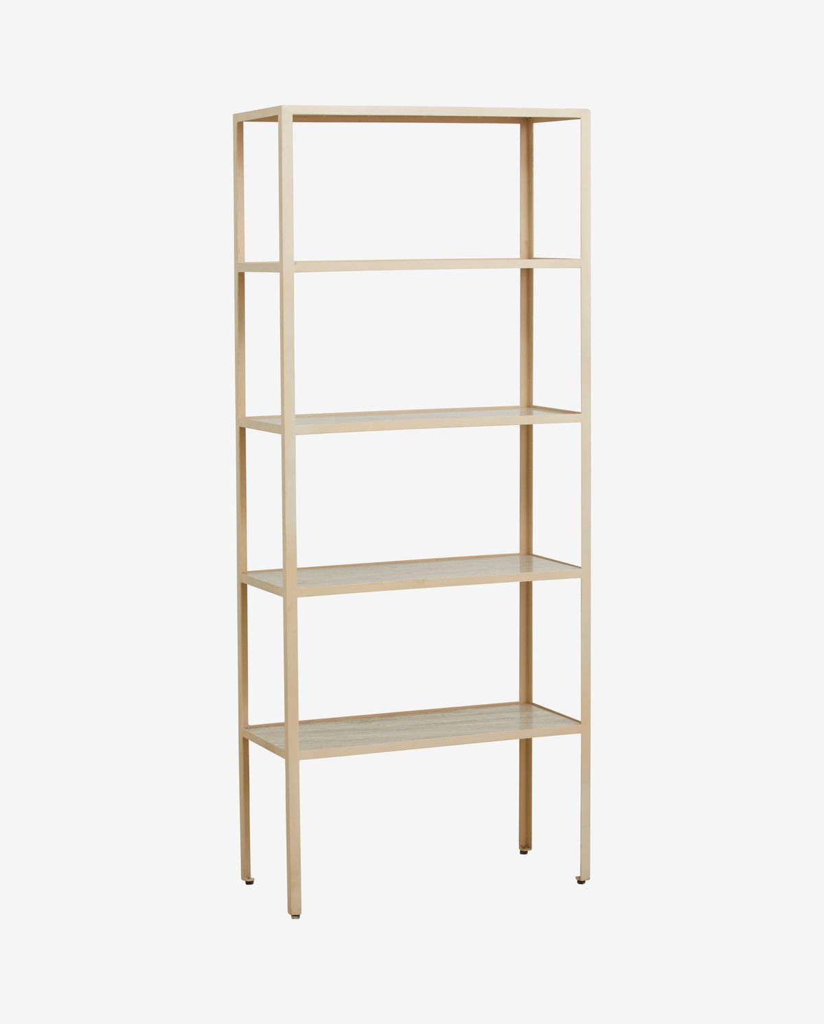 JUNGO -Regal in Eisen und Marmor - 180 x 75 cm - Sand