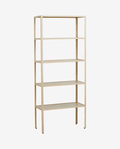 JUNGO -Regal in Eisen und Marmor - 180 x 75 cm - Sand