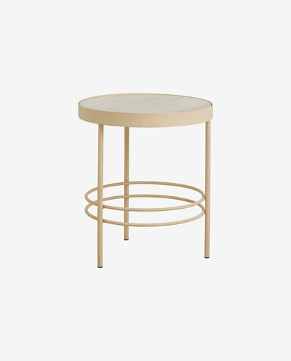 JUNGO ROUND Sidetisch - Ø50 cm - Sand