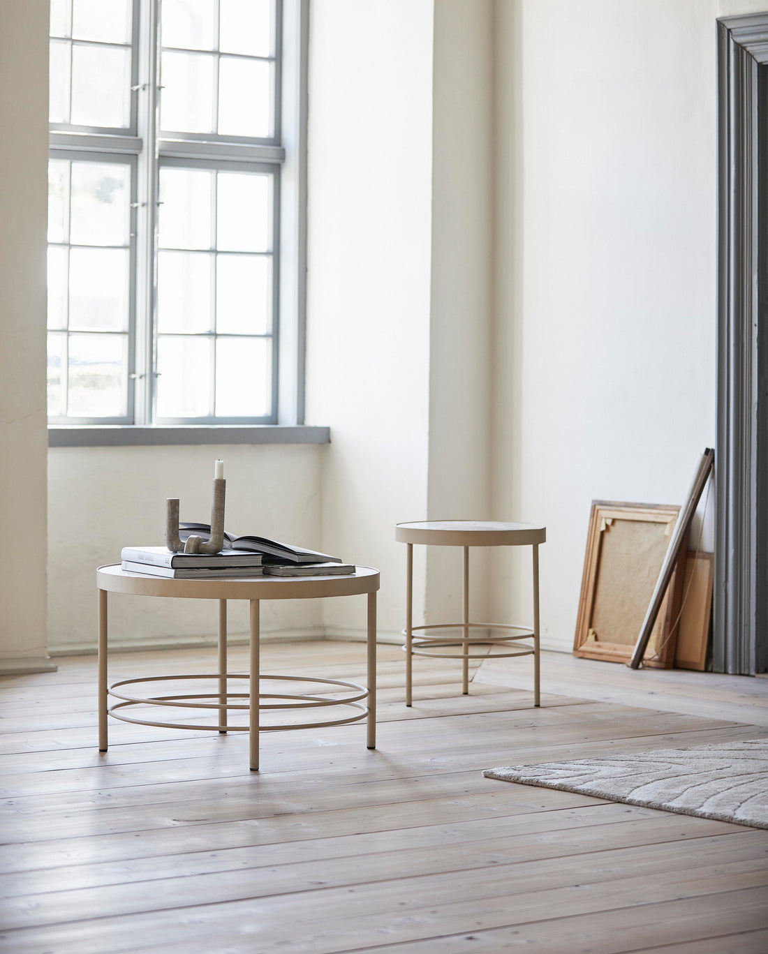 Jungo Round Couchtisch - Ø80 cm - Sand