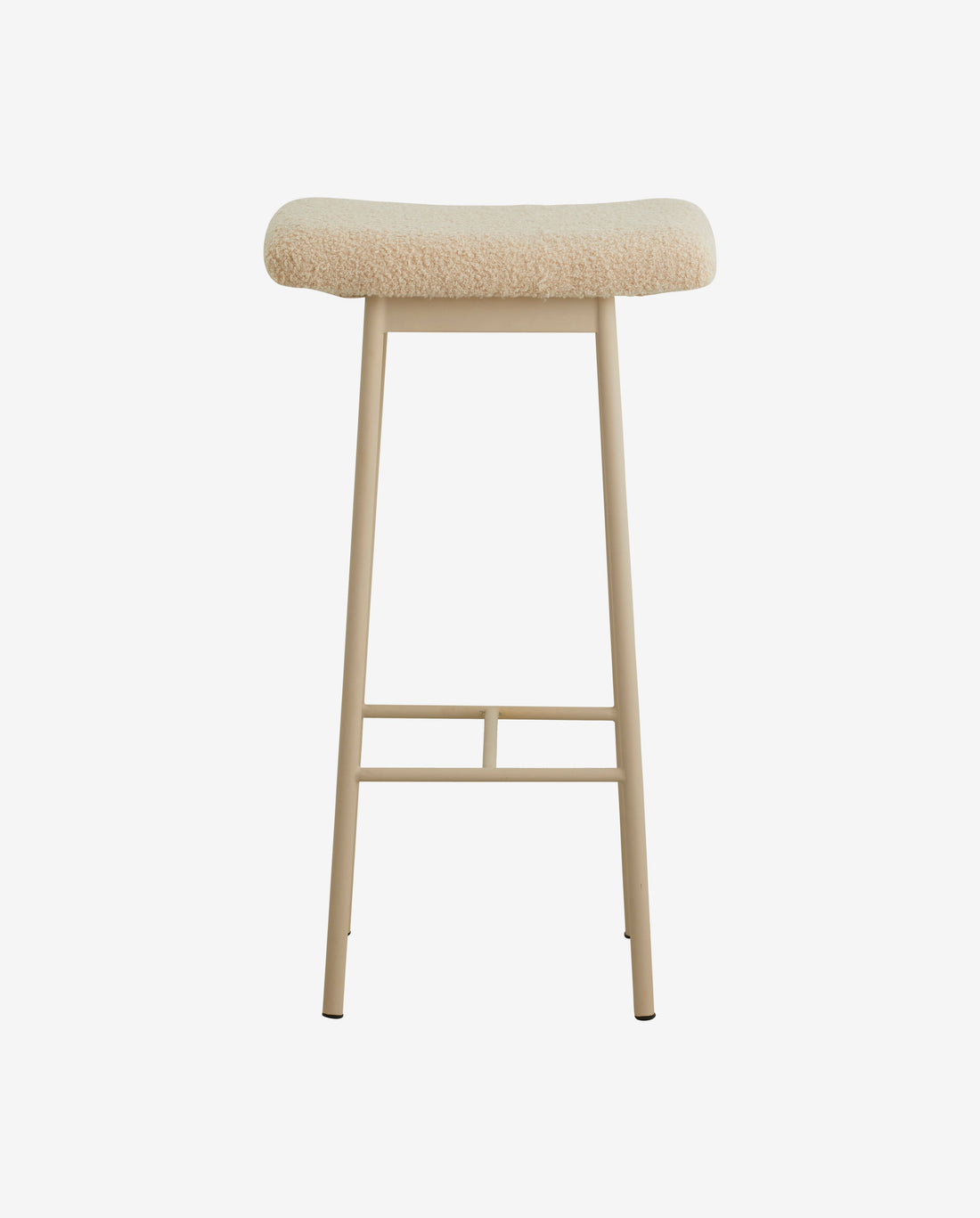 Zala Barhocker mit Nachahmungslämmerungskinne - Beige