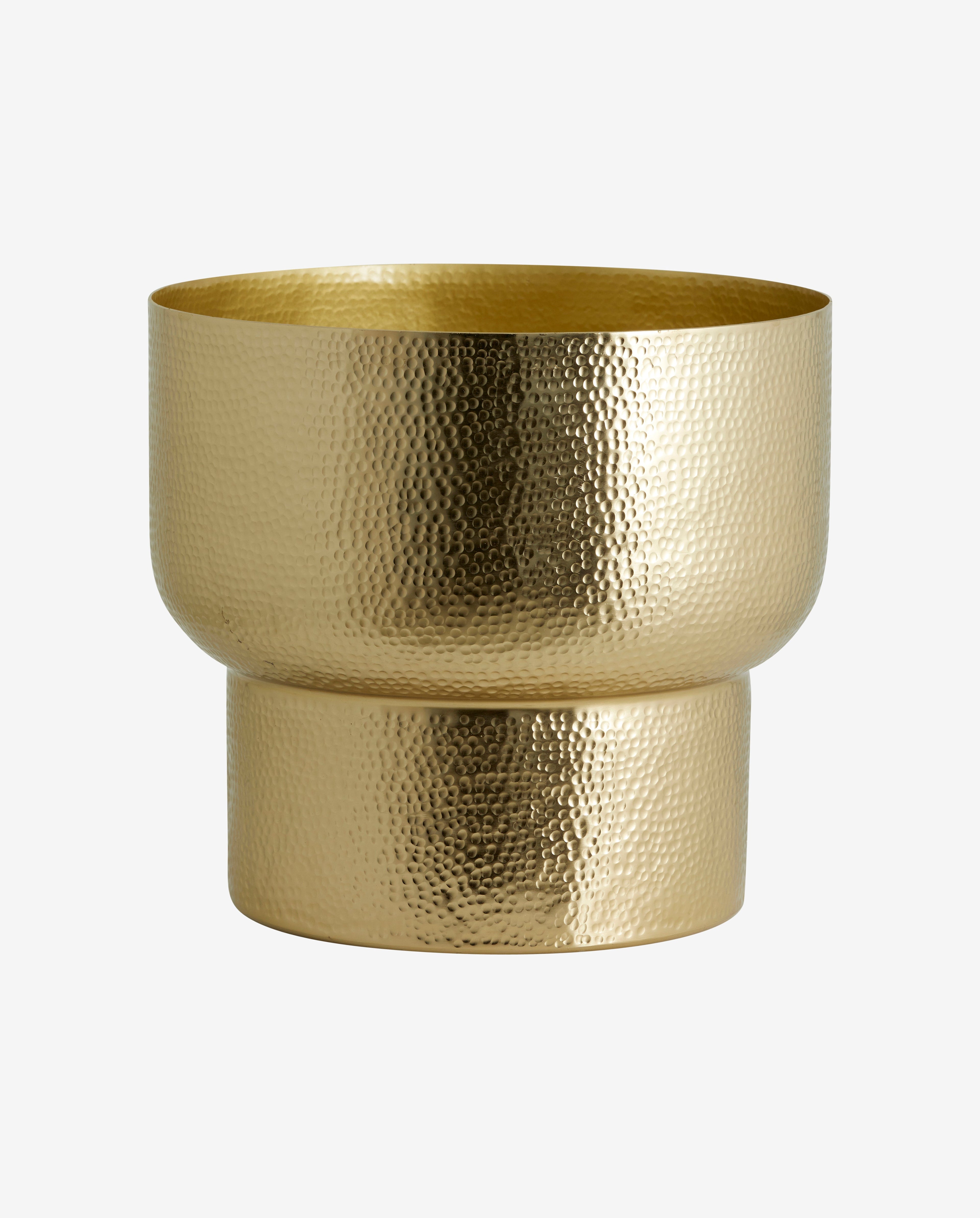 Alimia Kräutertopf im Aluminium Ø31 cm - Gold Finish