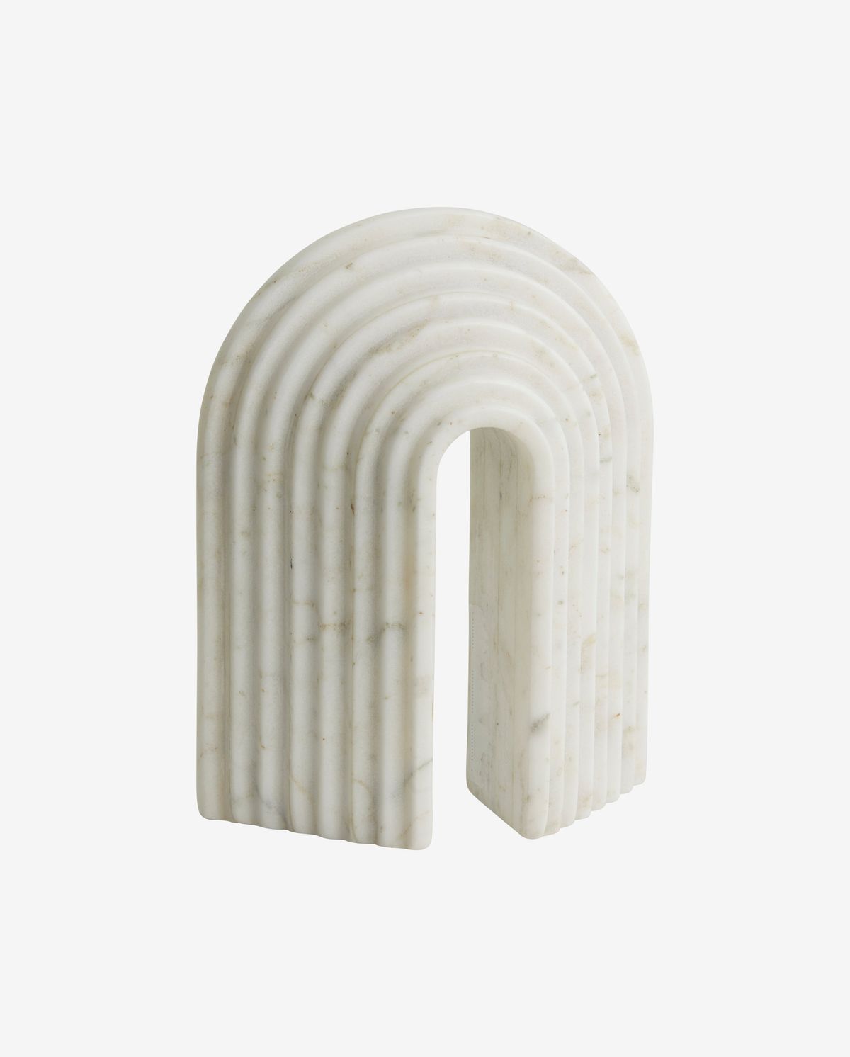 Ferro -Buchunterstützung - Weißer Marmor